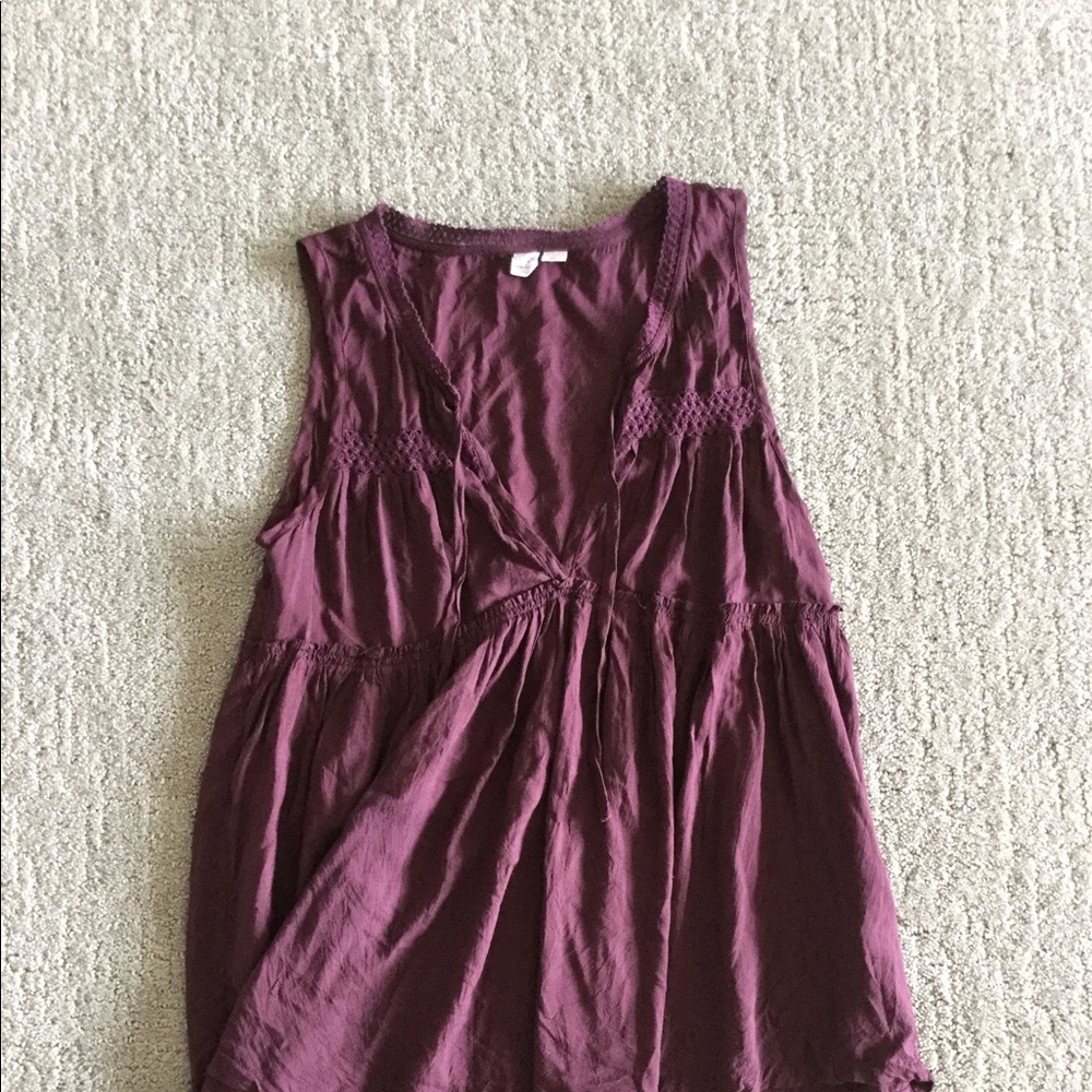 PLUM COLOR TOP,